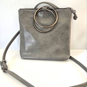 Amelia Ring Tote Gray Crossbody Purse  Designer Joy Susan